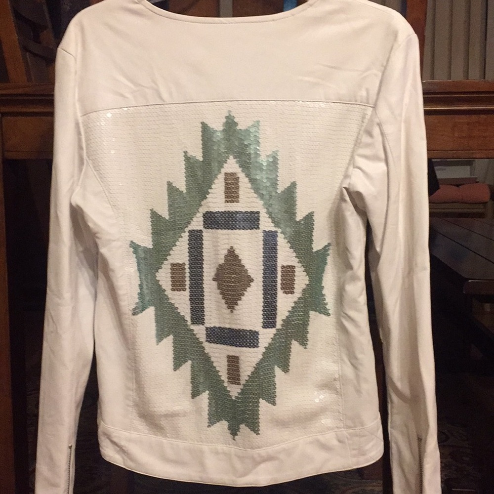 BKE faux leather jacket from Buckle